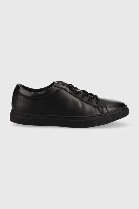 μαύρο Δερμάτινα αθλητικά παπούτσια Jack & Jones Galaxy Ανδρικά