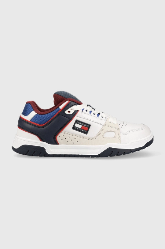 biały Tommy Jeans sneakersy skórzane Tommy Jeans Skate Sneaker Męski