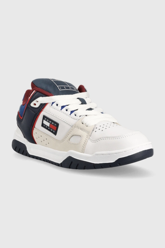 Kožené tenisky Tommy Jeans Tommy Jeans Skate Sneaker biela