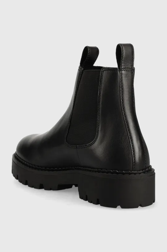 Kožené topánky chelsea Tommy Jeans Heritage Branding Chelsea Boot  Zvršok: Prírodná koža Vnútro: Textil, Prírodná koža Podrážka: Syntetická látka