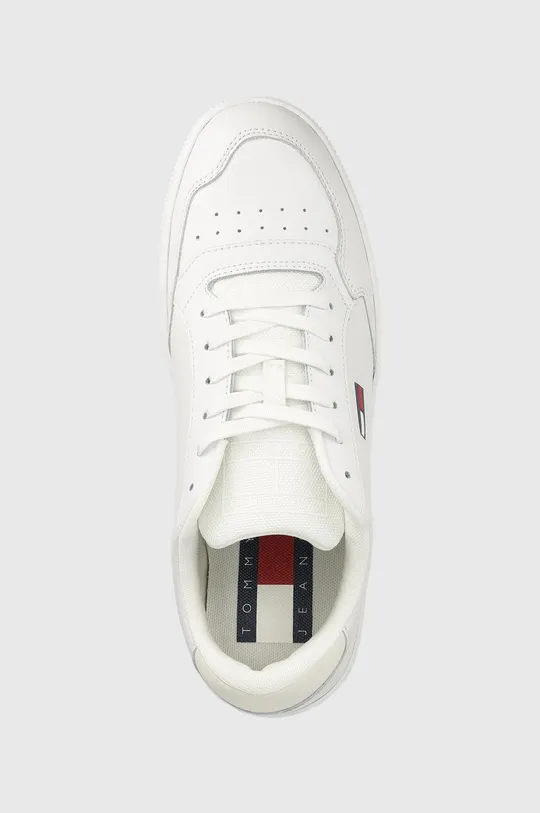 biały Tommy Jeans sneakersy skórzane
