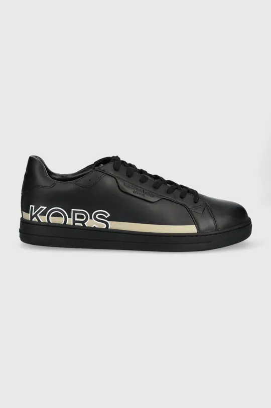 μαύρο Δερμάτινα αθλητικά παπούτσια Michael Kors Keating Ανδρικά