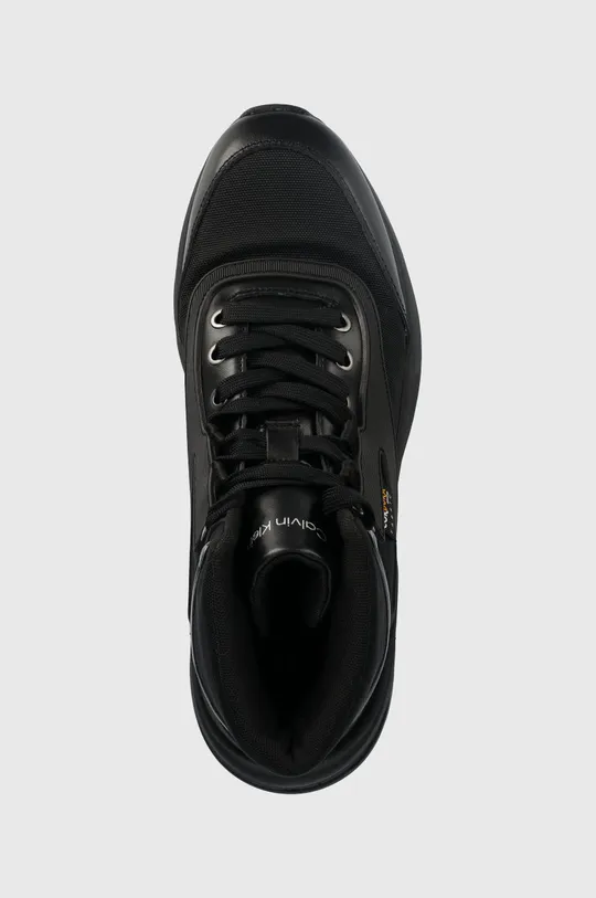 nero Calvin Klein sneakers High Top Lace Up Mix