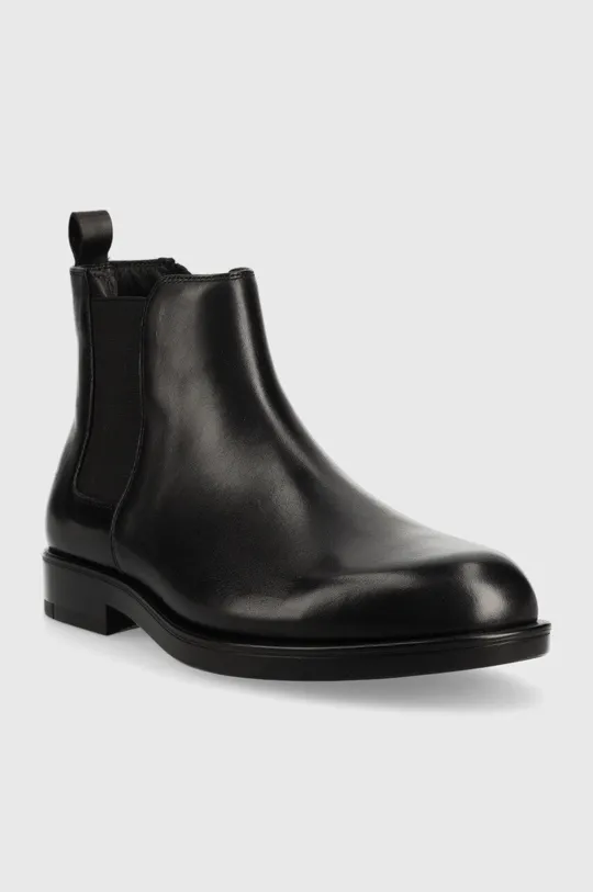 Δερμάτινες μπότες τσέλσι Calvin Klein Chelsea Boot μαύρο