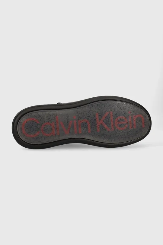 Δερμάτινα αθλητικά παπούτσια Calvin Klein Low Top Lace Up Zip Ανδρικά