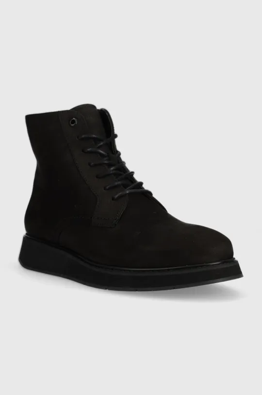 Ψηλές μπότες Calvin Klein Lace Up Boot μαύρο