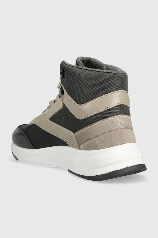 Calvin Klein sportcipő High Top Lace Up Mix  Szár: textil, természetes bőr, szarvasbőr Belseje: textil Talp: szintetikus anyag