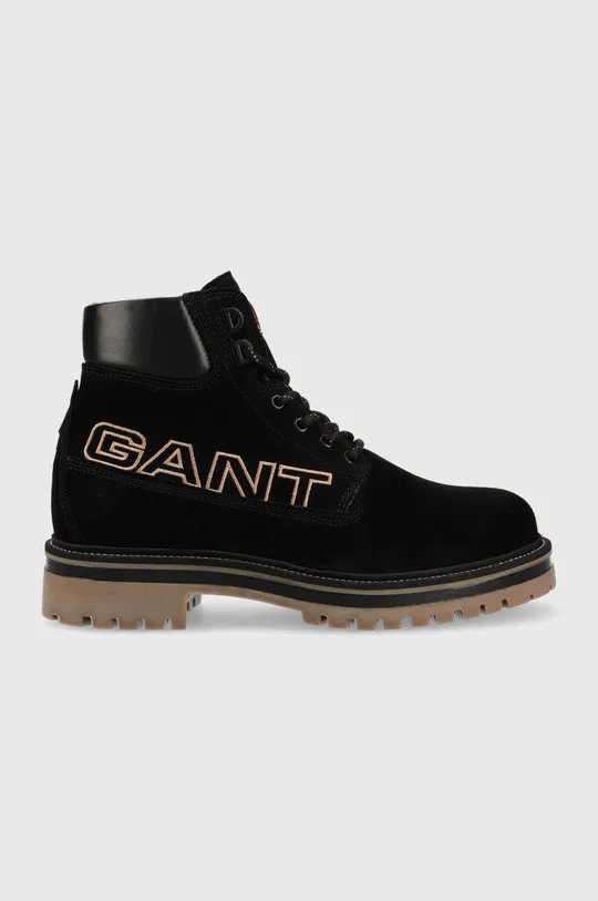 μαύρο Μπότες πεζοπορίας από σουέτ Gant Palrock Ανδρικά