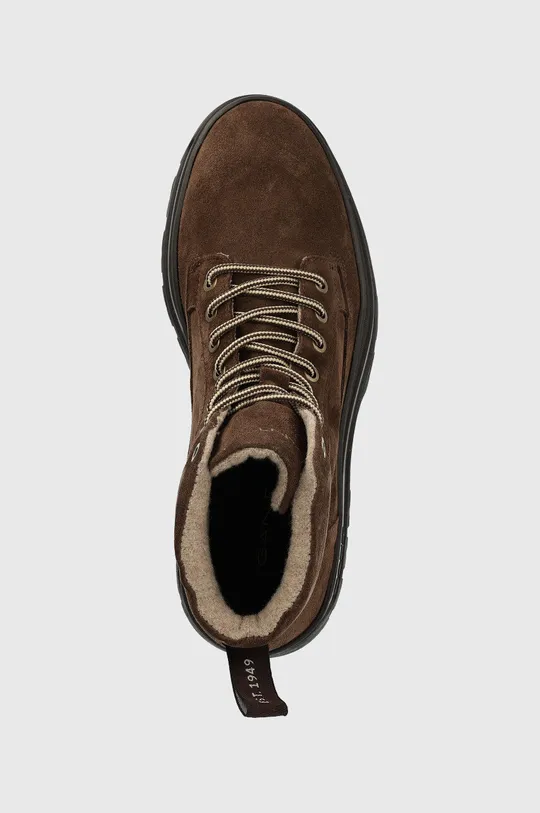hnedá Semišové topánky Gant St Grip