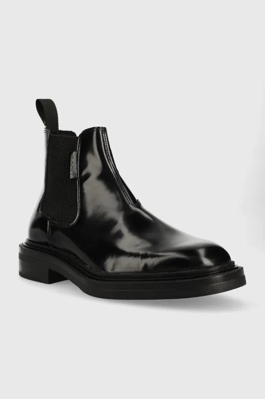 Kožené topánky chelsea Gant Fairwyn čierna
