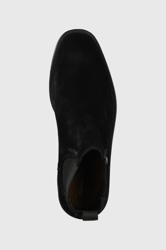 fekete Gant magasszárú cipő velúrból Brockwill