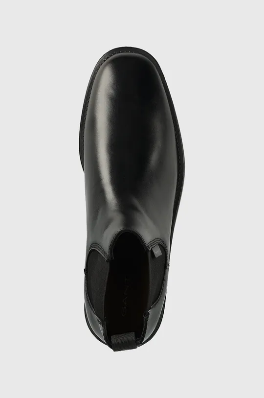 μαύρο Δερμάτινες μπότες τσέλσι Gant Brockwill