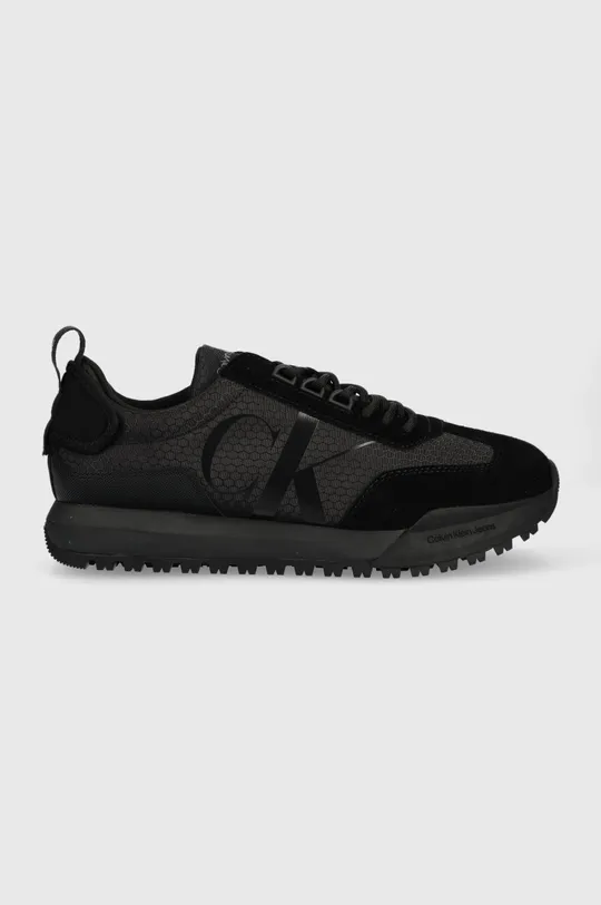 crna Tenisice Calvin Klein Jeans Toothy Runner Laceup R-poly Muški