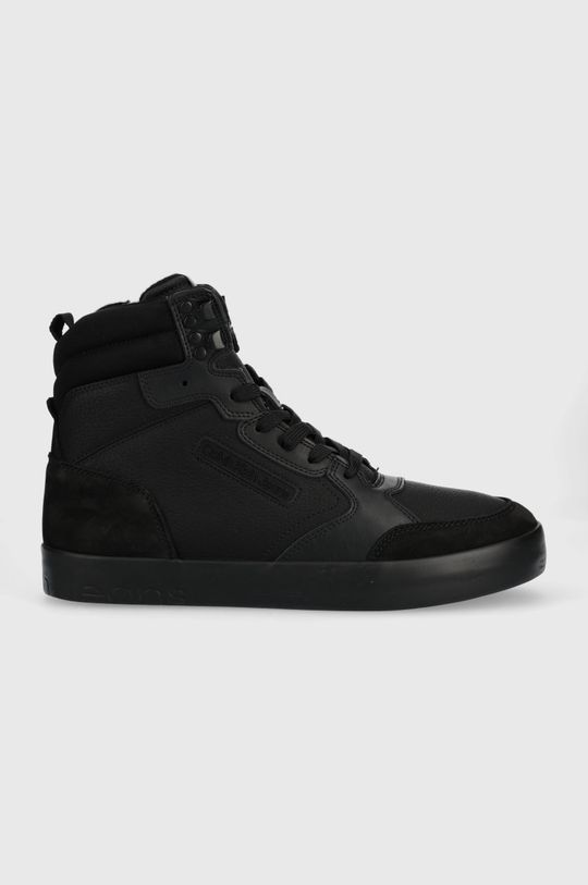 černá Sneakers boty Calvin Klein Jeans Vulcanized Laceup Mid Pánský