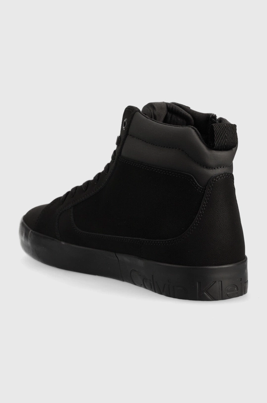 чёрный Кожаные кроссовки Calvin Klein Jeans Vulcanized Laceup Mid Zip