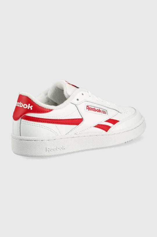 Usnjene superge Reebok Classic bela