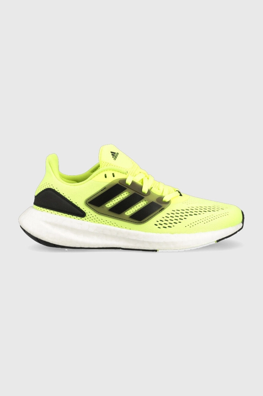 żółty adidas Performance buty do biegania Pureboost 22 Męski