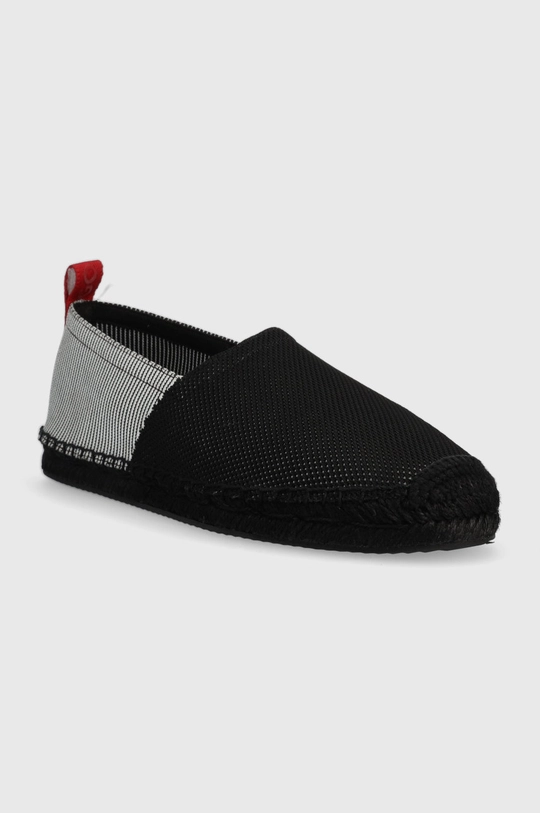 HUGO espadrilles Sannes Slon fekete