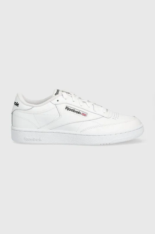 white Reebok Classic leather sneakers CLUB C 85 GZ1605 Men’s