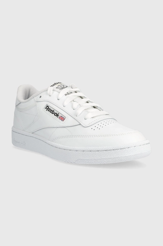 Usnjene superge Reebok Classic CLUB C 85 GZ1605 bela