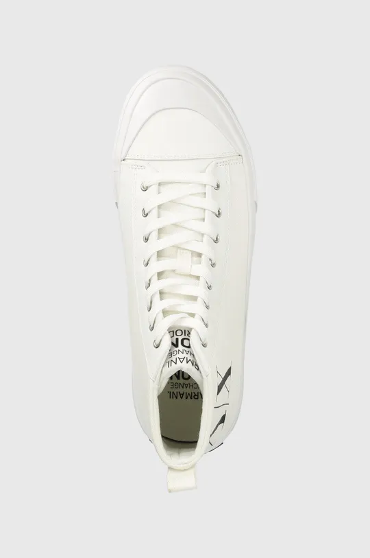 λευκό Πάνινα παπούτσια Armani Exchange