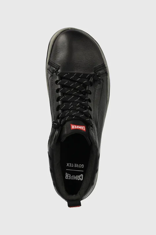 μαύρο Δερμάτινα αθλητικά παπούτσια Camper Peu