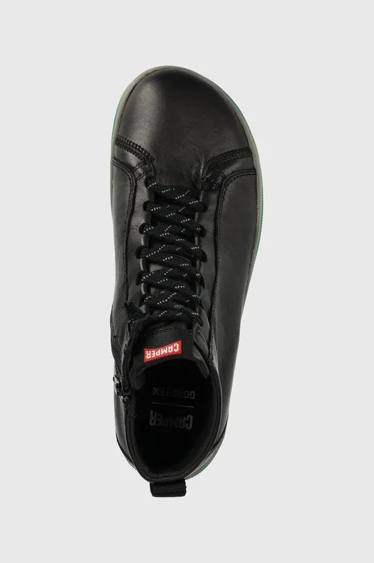 μαύρο Δερμάτινα παπούτσια Camper Peu