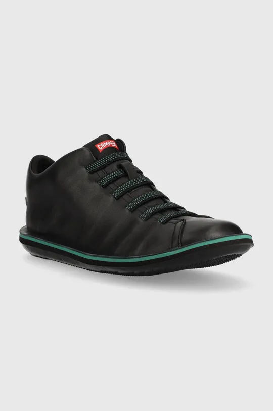 Δερμάτινα αθλητικά παπούτσια Camper μαύρο