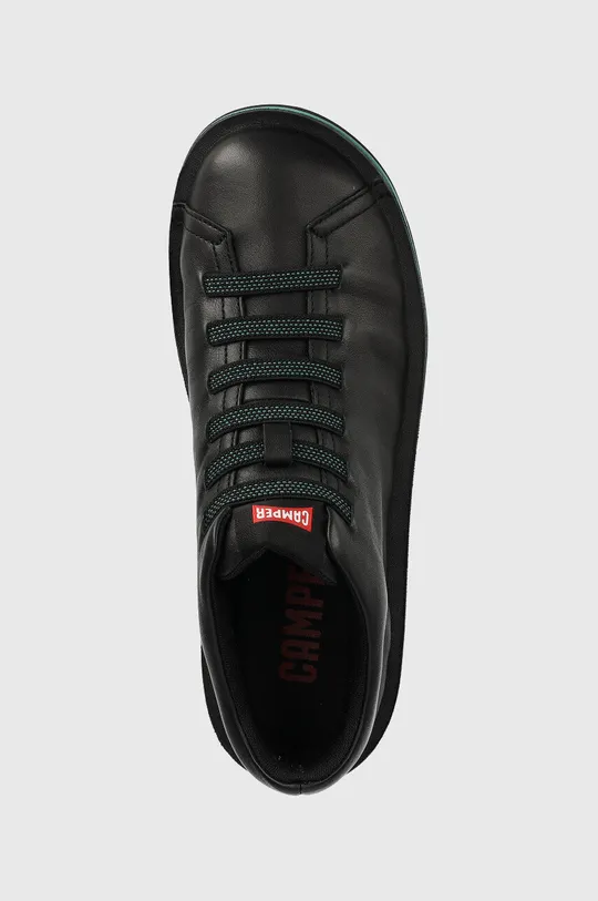 μαύρο Δερμάτινα αθλητικά παπούτσια Camper