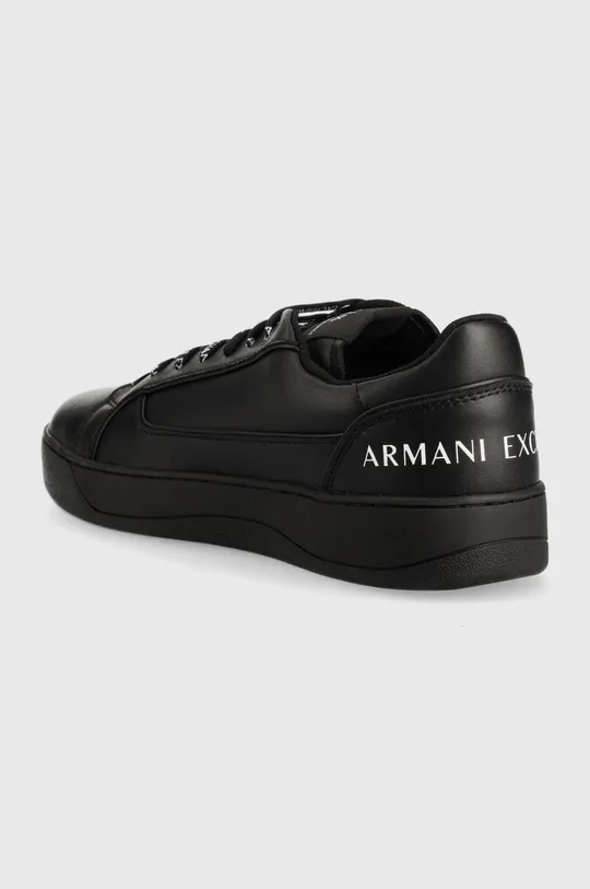Armani Exchange sneakersy skórzane Cholewka: Skóra naturalna, Wnętrze: Materiał tekstylny, Podeszwa: Materiał syntetyczny