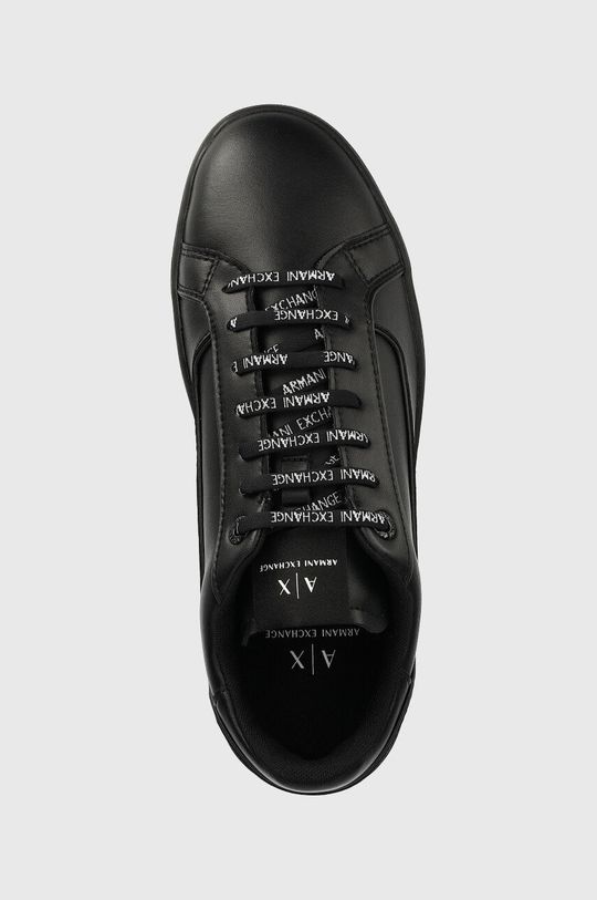 černá Kožené sneakers boty Armani Exchange