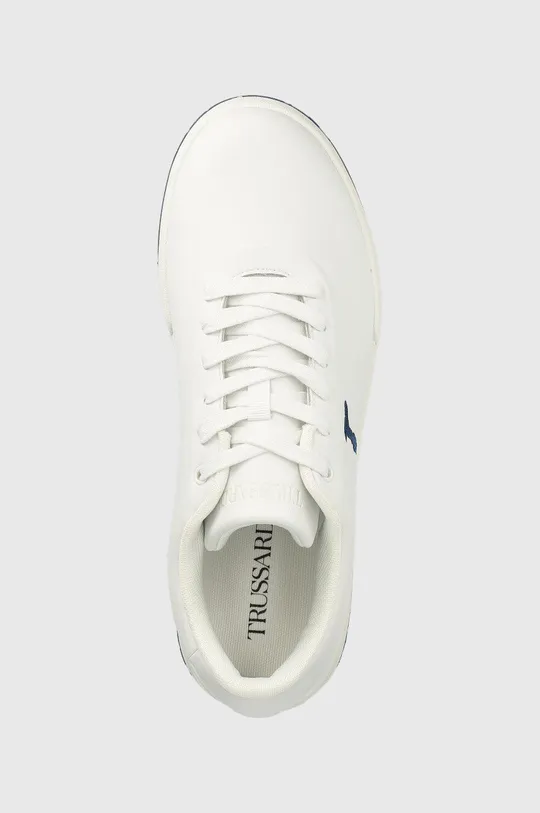 λευκό Δερμάτινα αθλητικά παπούτσια Trussardi Vector Cupsole