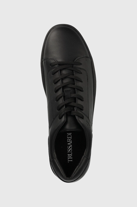 czarny Trussardi sneakersy skórzane Perlite Cupsole