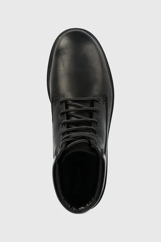 μαύρο Δερμάτινα παπούτσια Geox Andalo