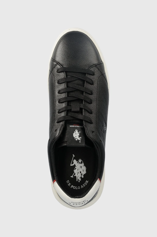 czarny U.S. Polo Assn. sneakersy skórzane CRYME