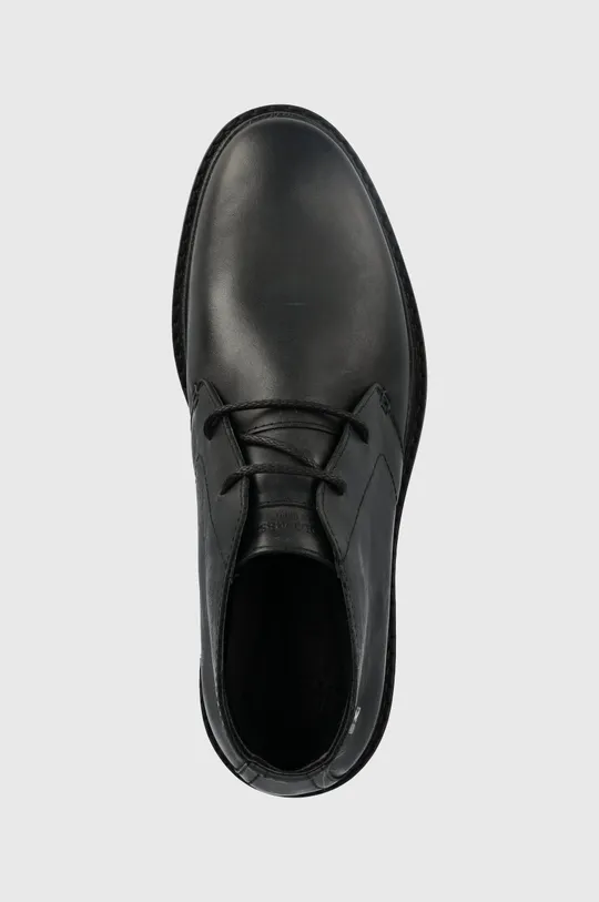 μαύρο Δερμάτινα παπούτσια U.S. Polo Assn. Yann