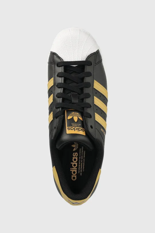 μαύρο Δερμάτινα αθλητικά παπούτσια adidas Originals