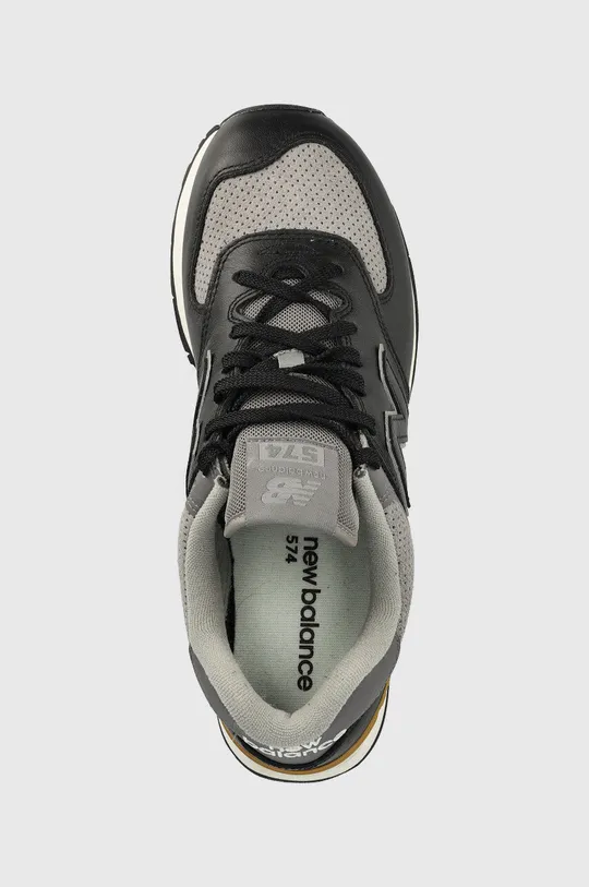 czarny New Balance sneakersy skórzane ML574EX2