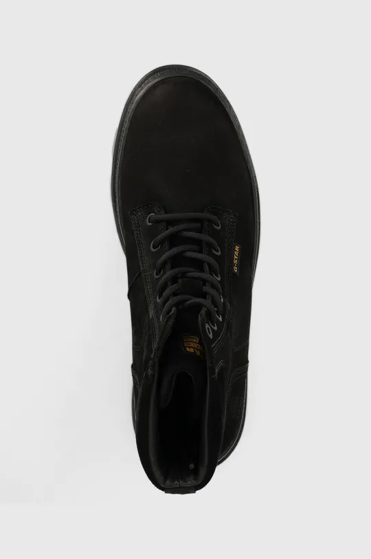 crna Čizme od brušene kože G-Star Raw Noxer