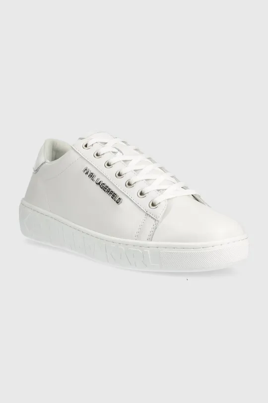 Karl Lagerfeld sneakersy skórzane KUPSOLE III KL51019.01W biały
