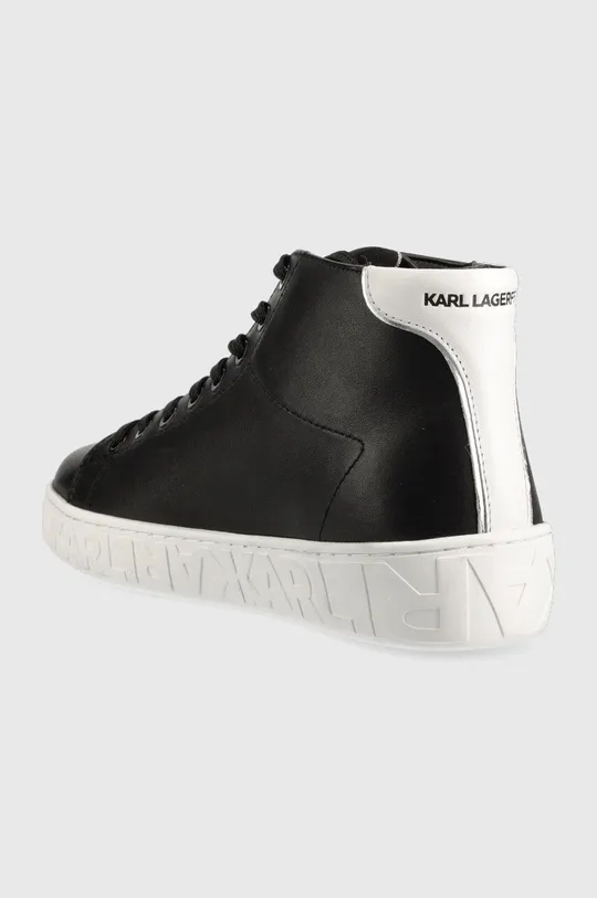 Кожаные кроссовки Karl Lagerfeld Kupsole Iii  Голенище: Натуральная кожа Внутренняя часть: Синтетический материал Подошва: Синтетический материал