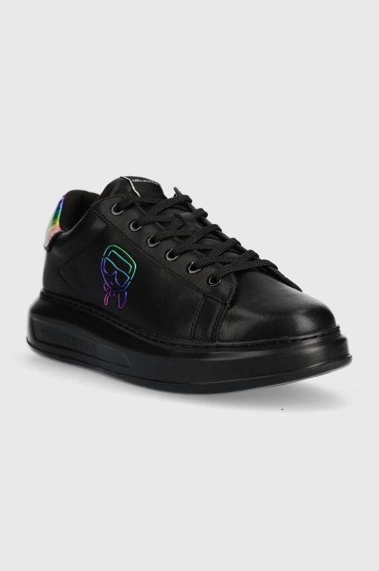 Karl Lagerfeld sneakersy skórzane KAPRI MENS KL52531.00I czarny