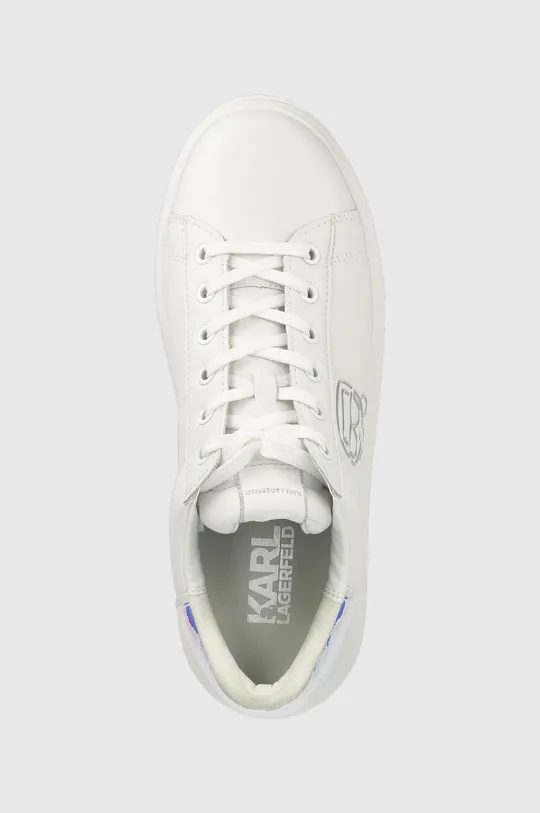 biały Karl Lagerfeld sneakersy skórzane KAPRI MENS KL52531.01I