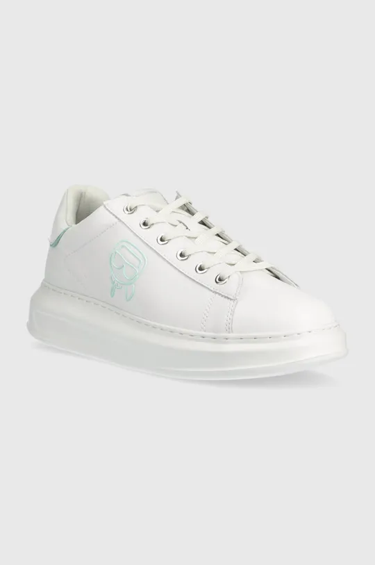 Δερμάτινα αθλητικά παπούτσια Karl Lagerfeld Kapri Mens λευκό