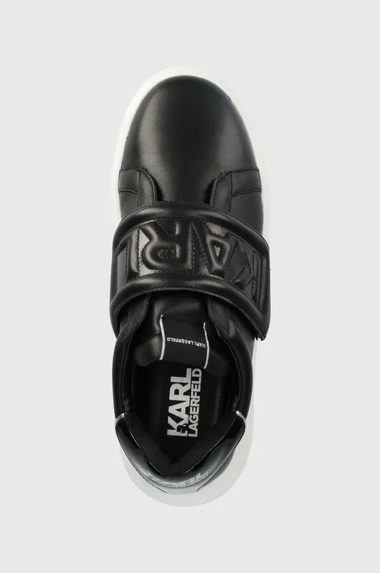 μαύρο Δερμάτινα αθλητικά παπούτσια Karl Lagerfeld Kapri Mens