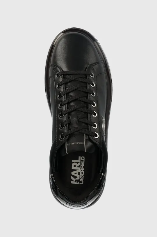 μαύρο Δερμάτινα αθλητικά παπούτσια Karl Lagerfeld Kapri Kushion