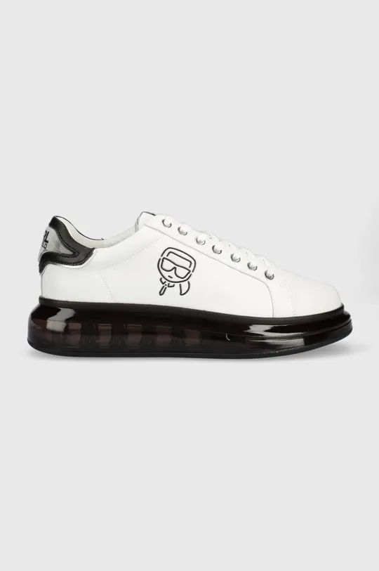 λευκό Δερμάτινα αθλητικά παπούτσια Karl Lagerfeld Kapri Kushion Ανδρικά