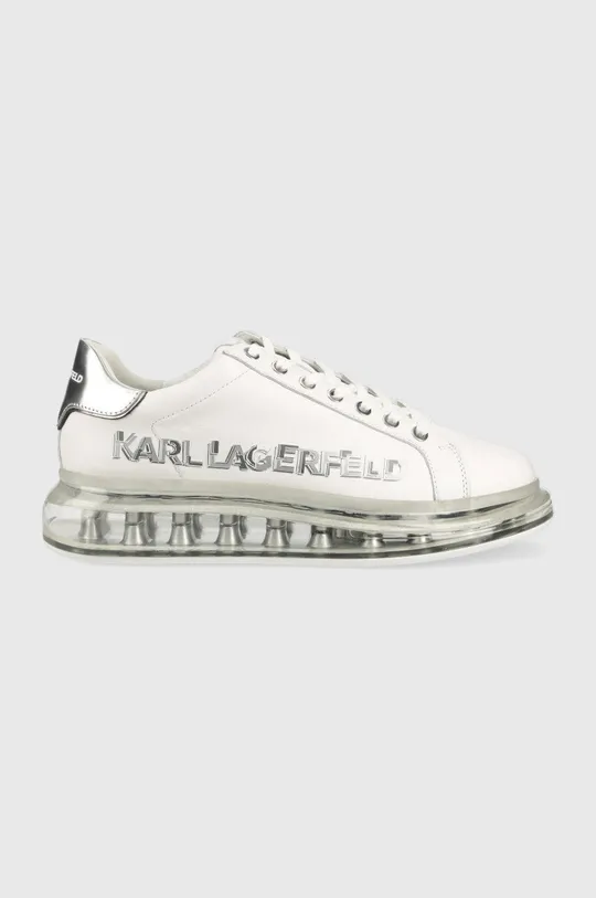 λευκό Δερμάτινα αθλητικά παπούτσια Karl Lagerfeld Kapri Kushion Ανδρικά