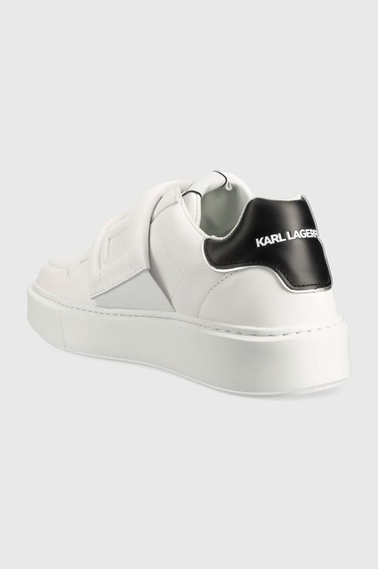 Karl Lagerfeld sneakersy skórzane MAXI KUP Cholewka: Materiał syntetyczny, Skóra naturalna, Wnętrze: Materiał syntetyczny, Podeszwa: Materiał syntetyczny