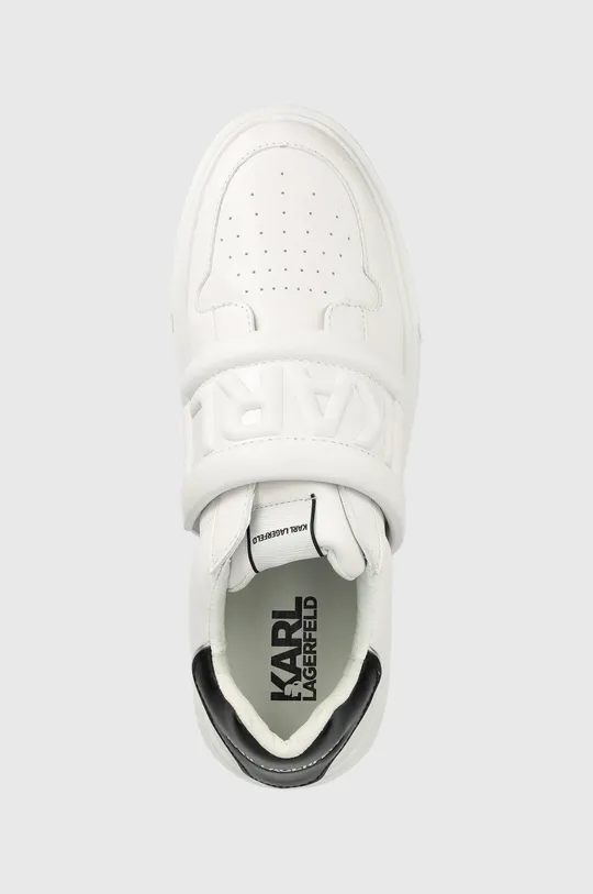 biały Karl Lagerfeld sneakersy skórzane MAXI KUP